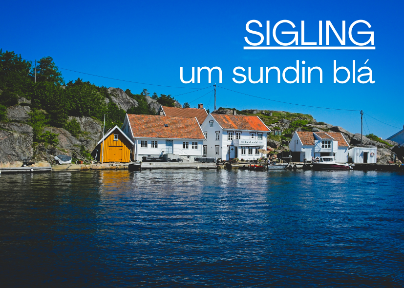 Featured Post Image - Sigling um sundin blá.